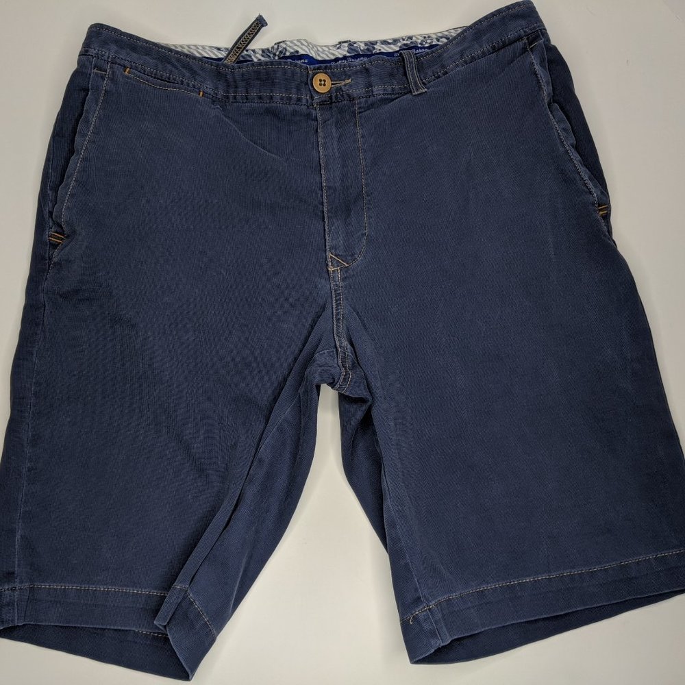 Tommy Bahama Men's Blue Sz 35 Shorts Cotton Blend